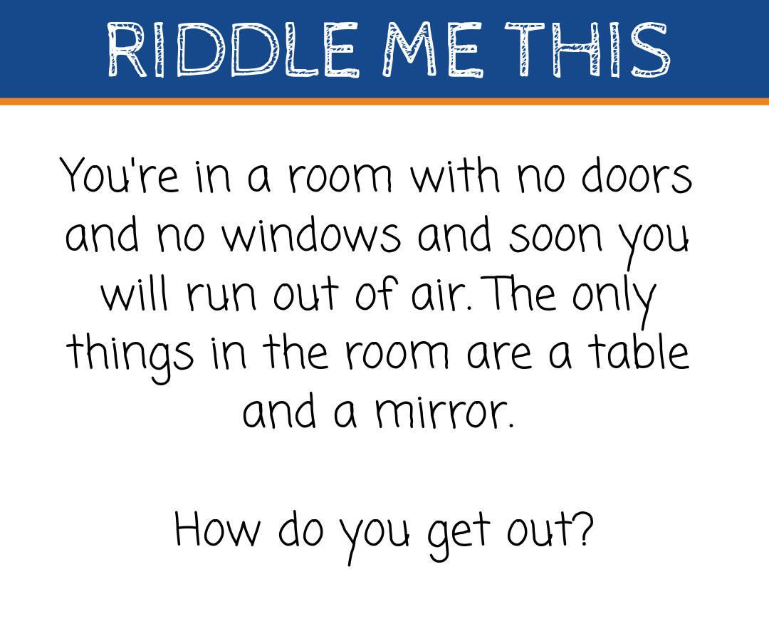 riddle for dining room